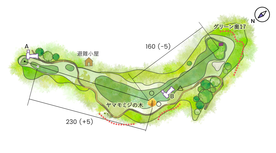 ベルフラワーカントリー倶楽部 コース案内