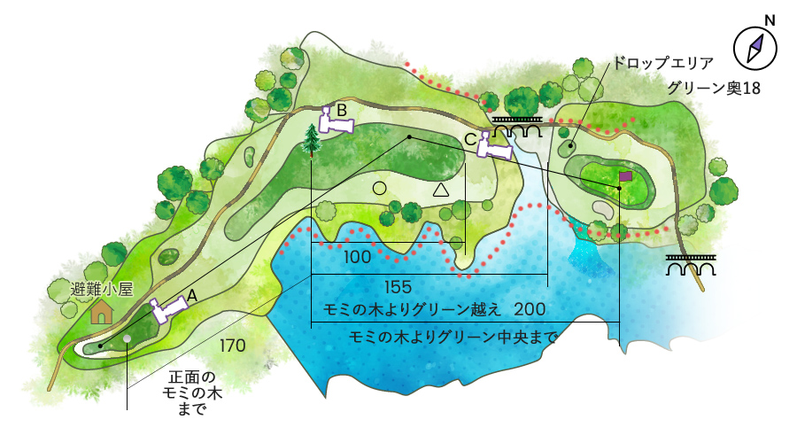 ベルフラワーカントリー倶楽部 コース案内