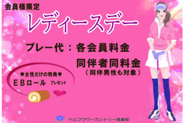 レディースデーのご案内