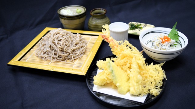 天婦羅御膳　蕎麦orうどん（ざる/かけ）